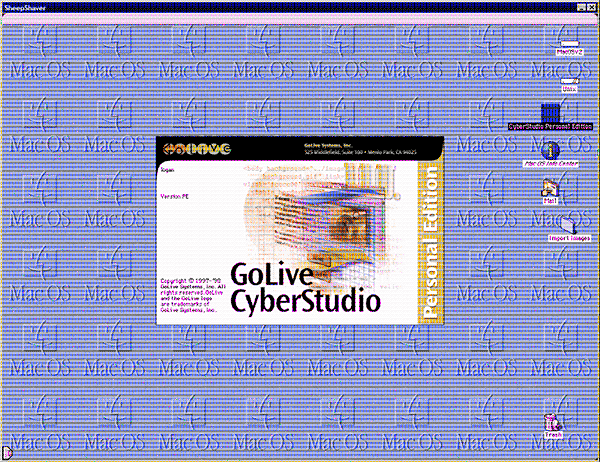 screencap of OS booting up CyberStudio